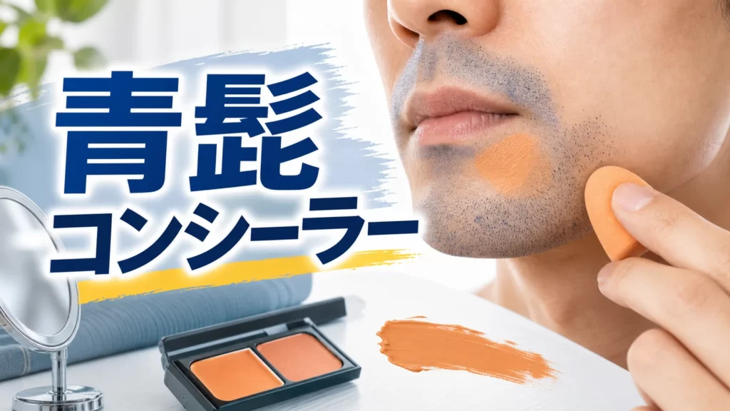 青髭はコンシーラーでバレる？自然に見せる5つのコツを解説のアイキャッチ