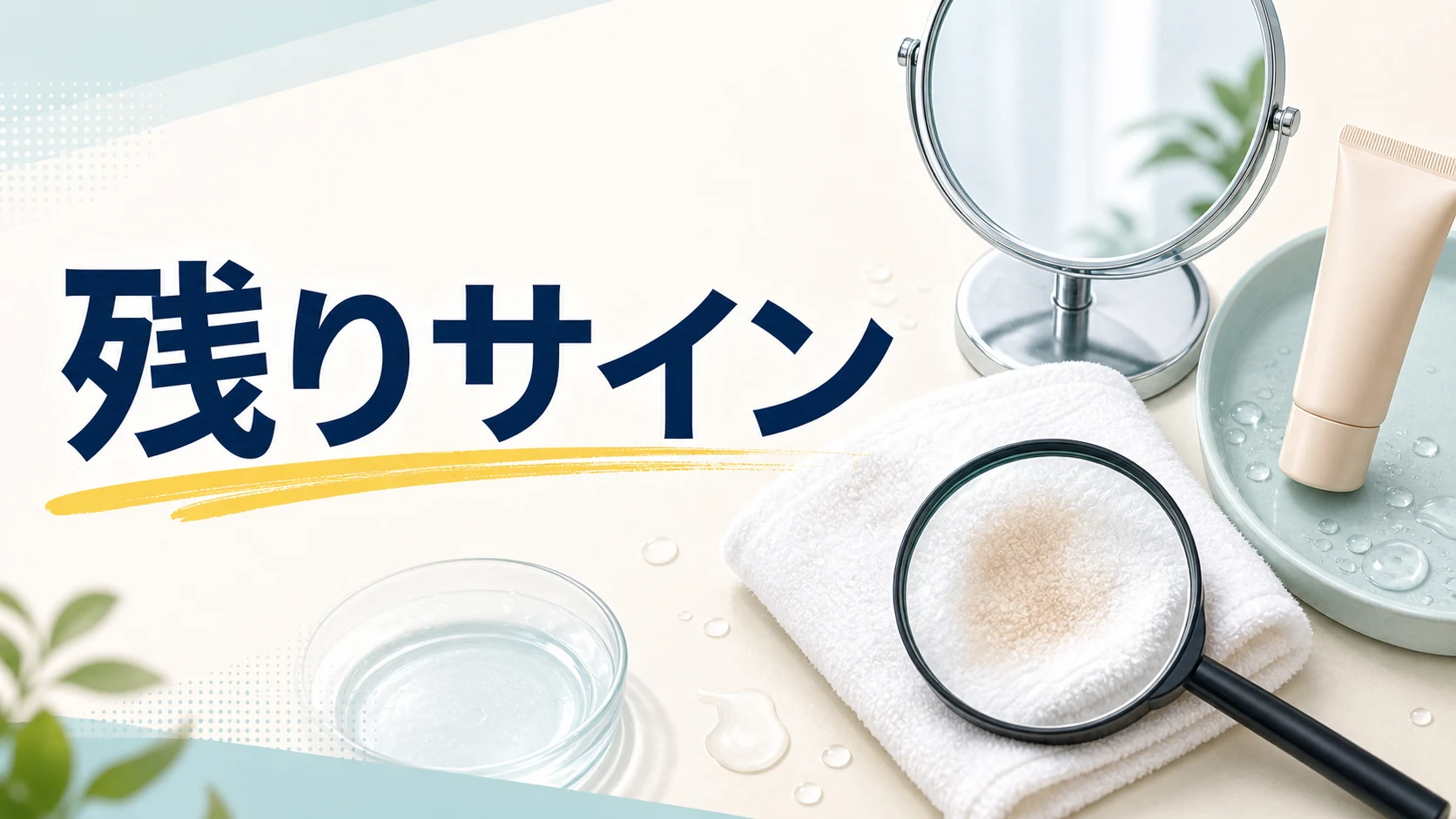 洗顔だけでBBクリームが残りやすい時のサインを整理した図解