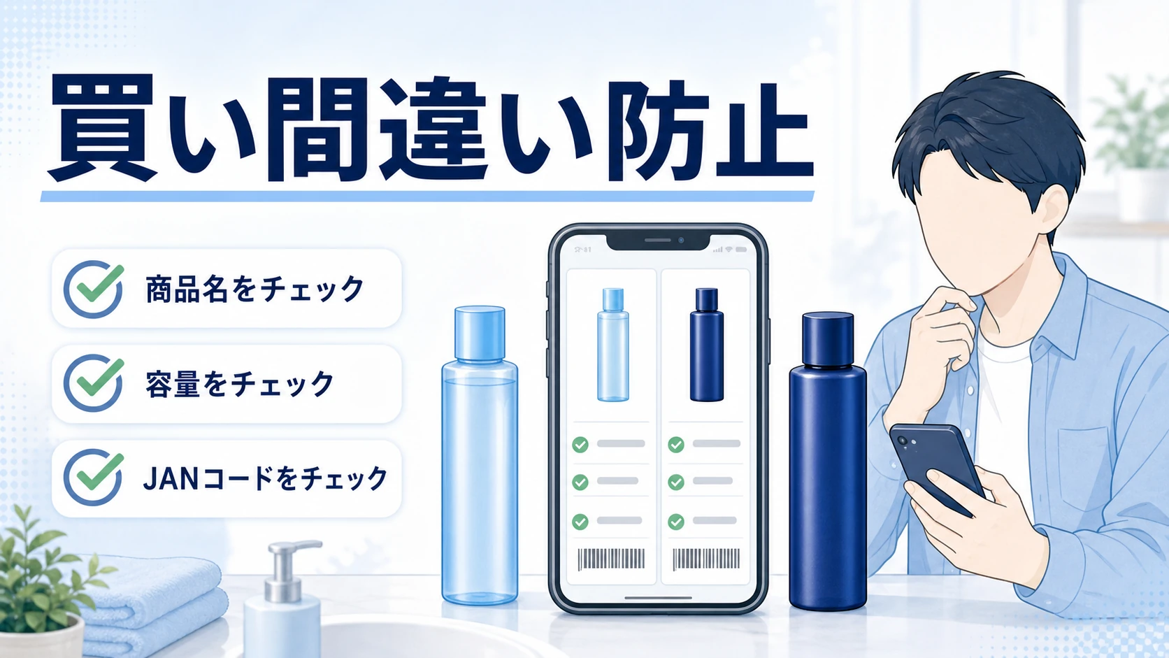 楽天や店頭でアクネス化粧水を買い間違えない見分け方を整理した図解