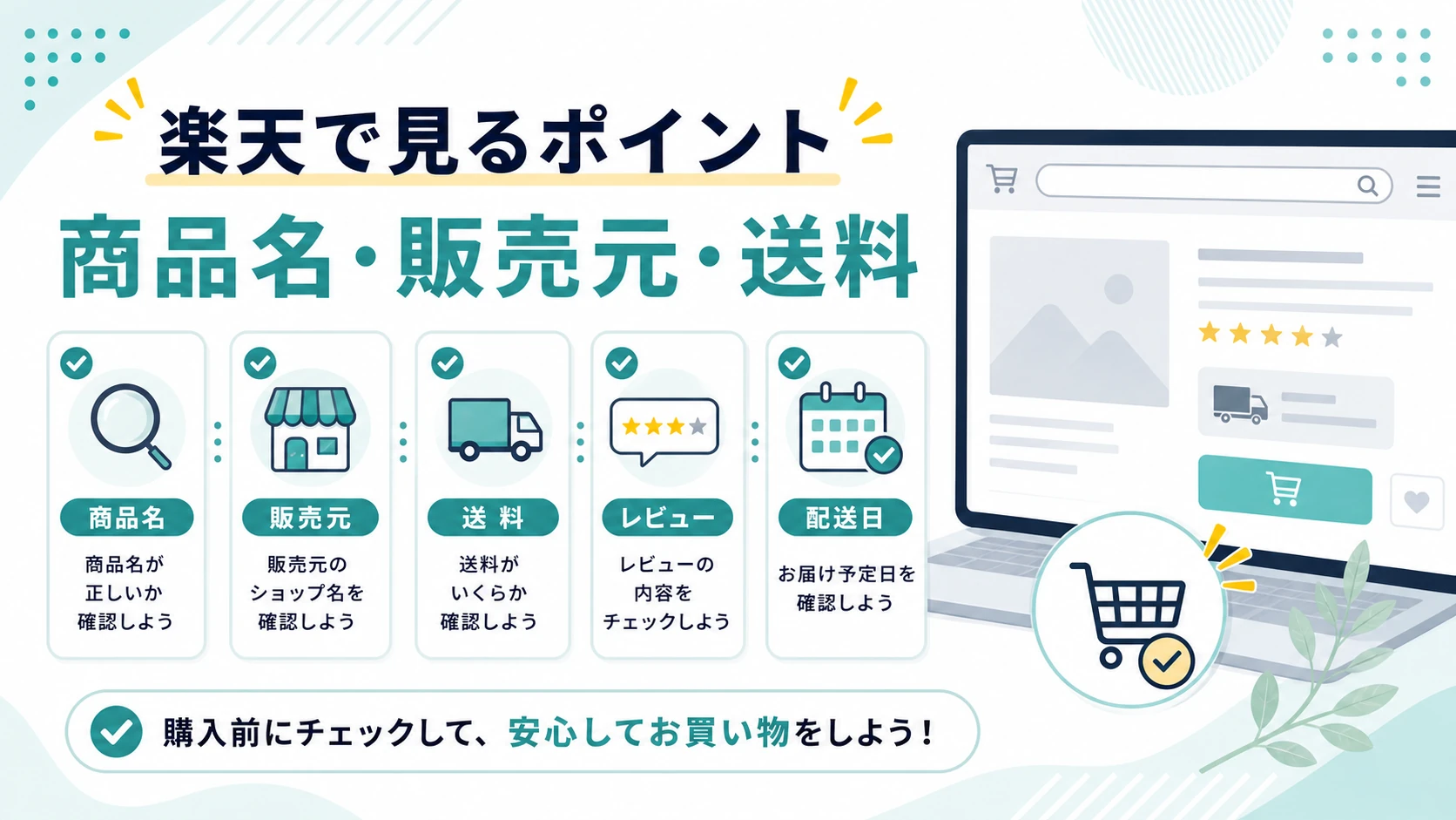 楽天でBSTEP除毛クリームを買う時に見るポイントを整理した図解