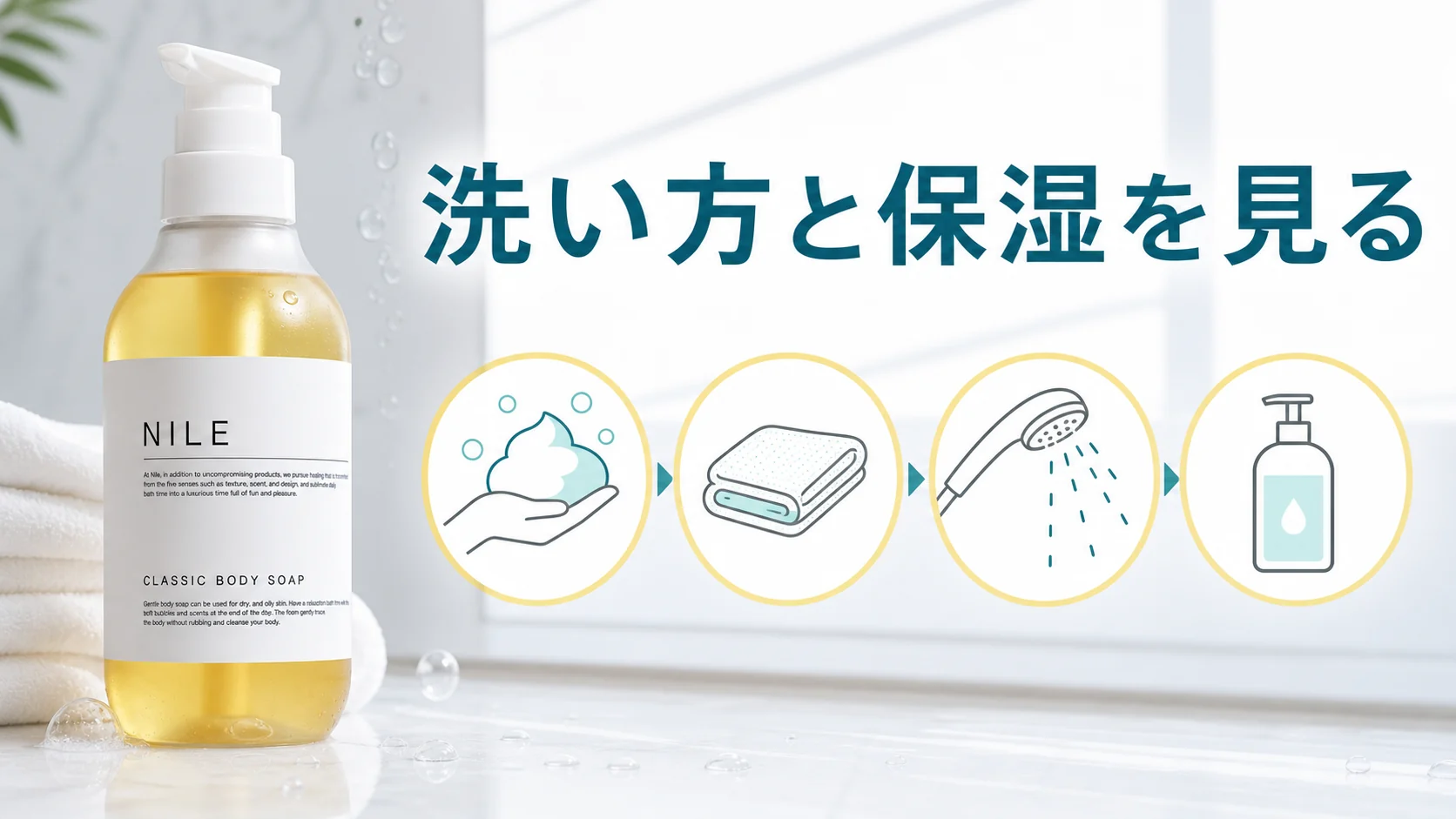 乾燥しやすい男性は洗い方と保湿まで見る図解